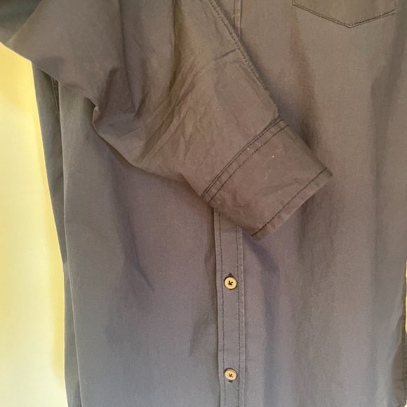 Brunswick Garments Mens Shirt Sz XL Blue Long Sleeve Classic Fit Button up Colla - Picture 5 of 16